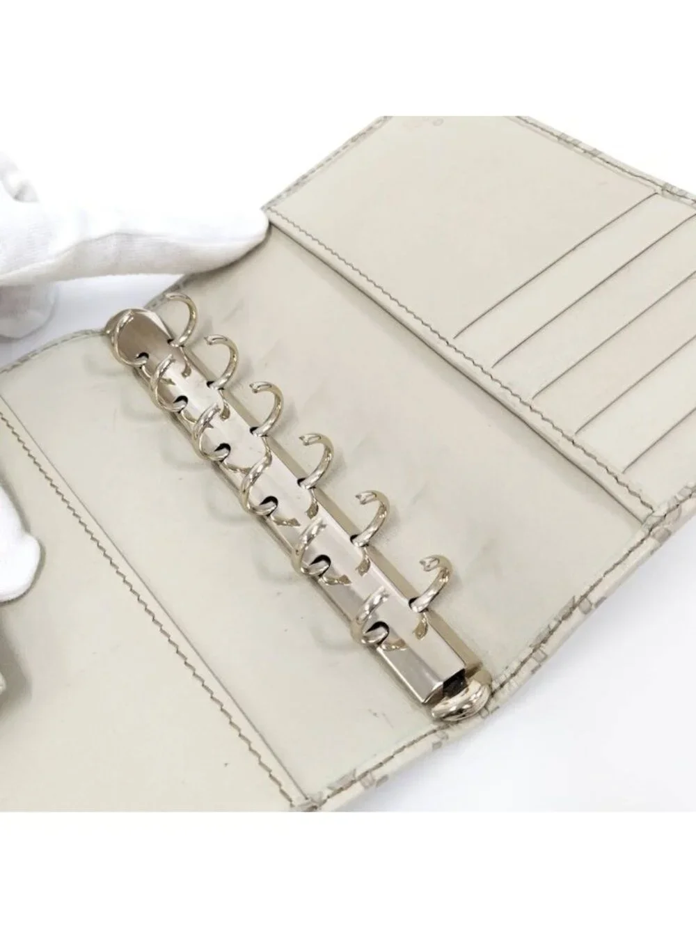 Gucci Notebook Cover Guccissima Leather Ivory Agenda